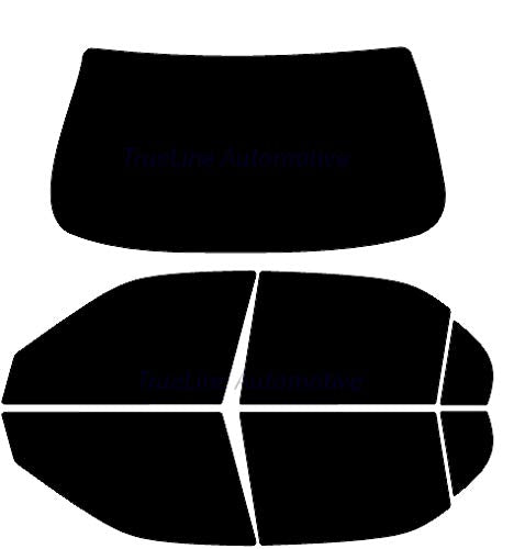 TRUE LINE Automotive DIY Car Window Tinting Kit - Custom Shades 5%-50% - Precut Black Tint Blocks 99% UV Rays for All Windows