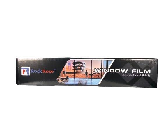 Rockrose Charcoal 2Ply Premium Carbon 5% Vlt Car Tint 20 In X 15Ft Professional Window Tint Heat, Uv, And Irr Block Tint For Car