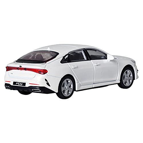 dgboy 1:38 Miniature Kia K5 DL3 Car - Snow White Pearl Metal Model