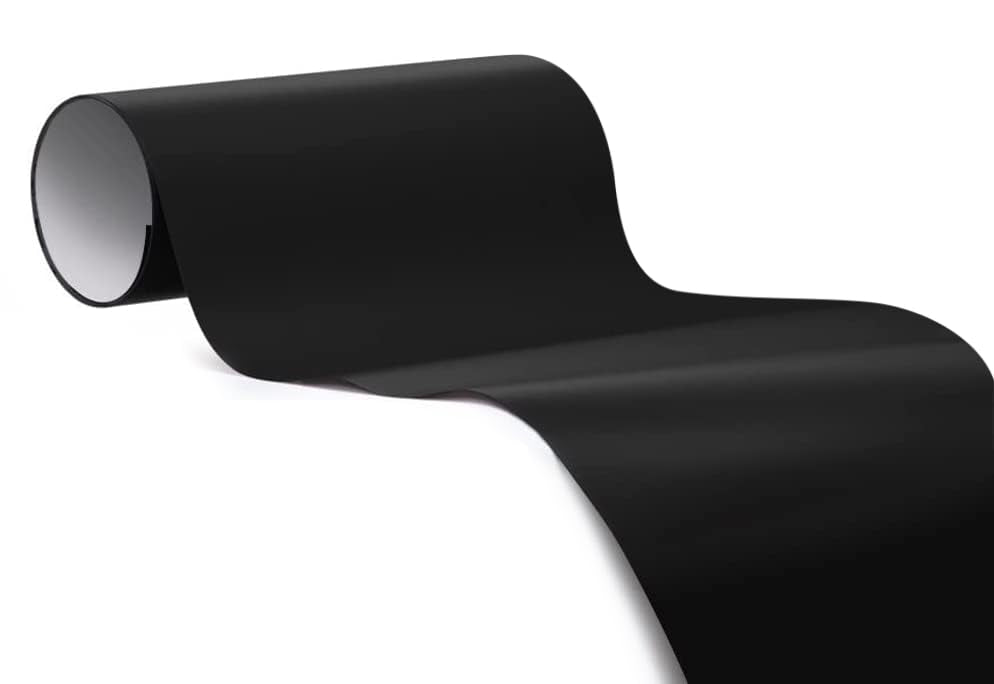 Vvivid Black Matte Air-Release Adhesive Vinyl Tape Roll (12 Inch X 20Ft)