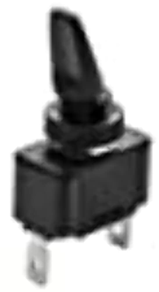 Whitecap S8080C Black Toggle Switch [Mom. On/Off/Mo
