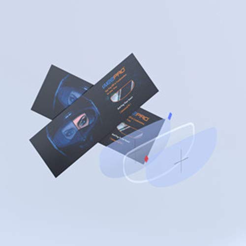 Universal Helmet Shield Anti Fog Film,Clear Visor Lens Insert Fog Resistant 3.7' X 10.7'