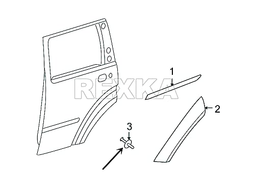 Rexka 100pcs Fender Flare Bumper Door Trim Plastic Rivet Retainer 1/4 Hole Compatible with Chrysler 6506007AA 07-20 Jeep Wrangle