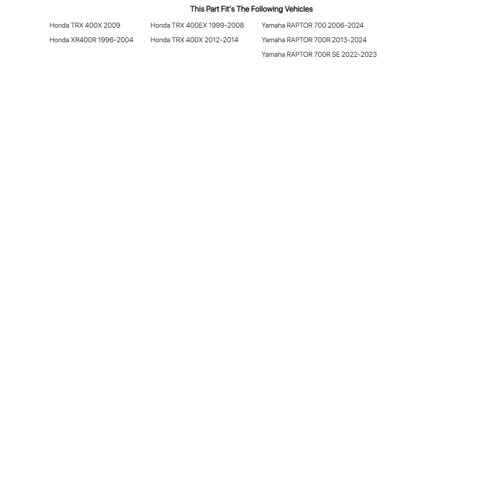 Tusk Folding Shift Lever Black/Red Tip For Yamaha Raptor 700 2006-2021