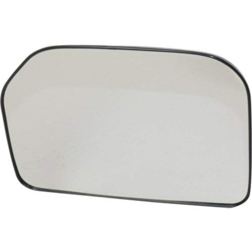 Kool Vue Driver Side Mirror Glass Compatible With 2007-2014 Toyota Fj Cruiser, Flat Glass Type, To1324161 With Backing Plate