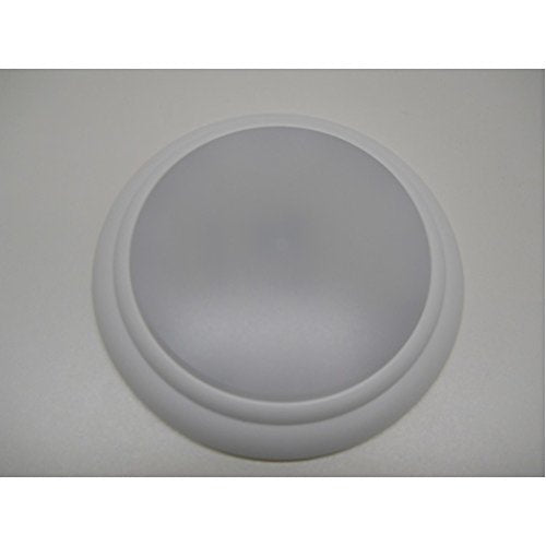 Command Electronics White LED 5 Round Low Profile Truck Semi RV Bus Trailer Utility Dome Light
