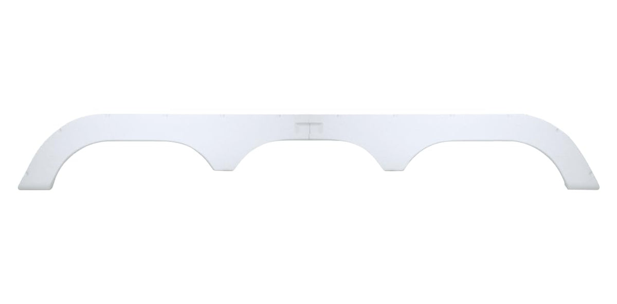 Icon 01900 Triple Axle Fender Skirt Fs1900 For Fleetwood - Polar White