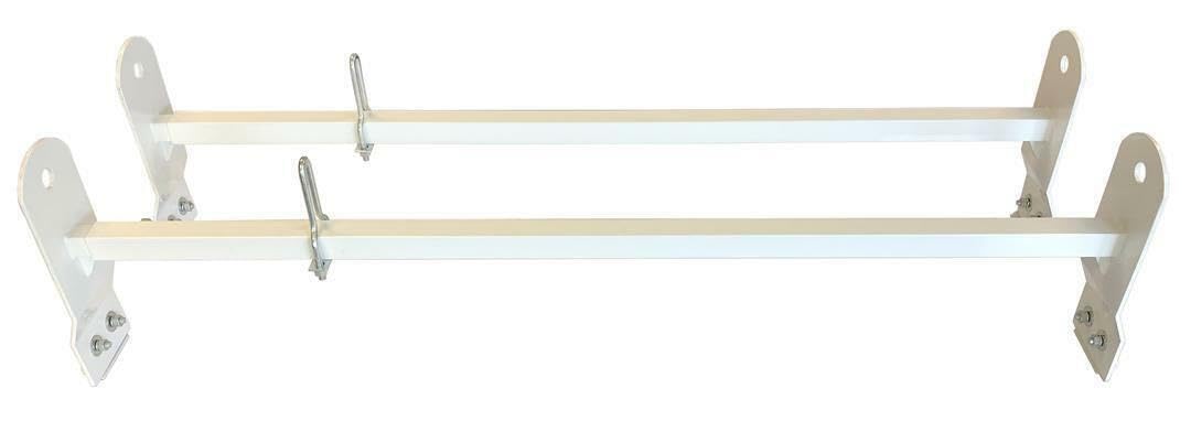 Trailfx Fclr004W Van Rack 2 Bar Rg Mount White