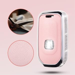 Ruabiban Key Fob Cover Compatible With Honda (Pink)