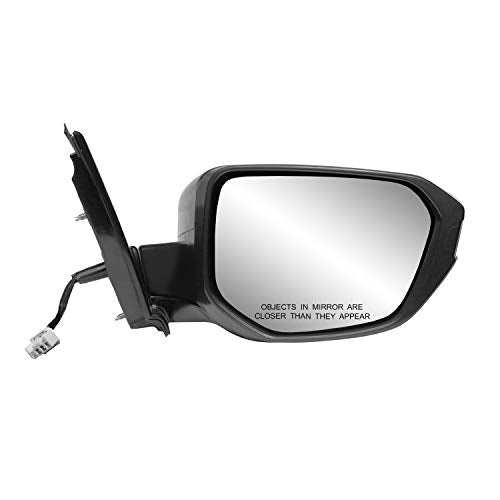 Fit System Passenger Side Mirror for HONDA Civic Hatchback, (textured black w/PTM cover, foldaway), w/o turn signal, w/o camera, R, P (63633H)