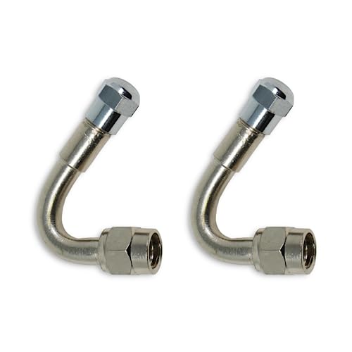 Tireminder 135 Degree Angled Valve Extender, 2 Pack