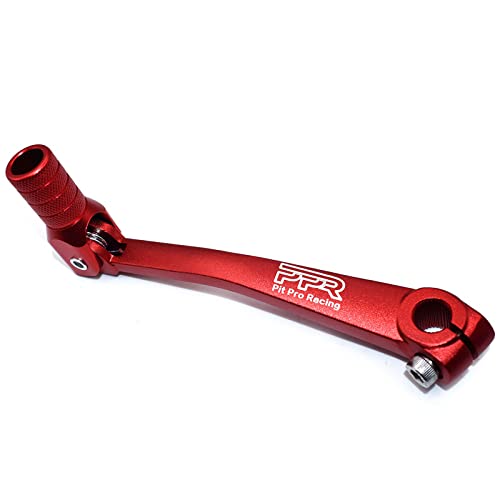 Cnc Aluminum Gear Shifter Lever, Foldable Gear Shift Lever Fit For 50Cc 110Cc 250Cc Crf50 Xr50 Xr Crf Dirt Pit Monkey Bike Motorcycle Atv Quad Accessory Red
