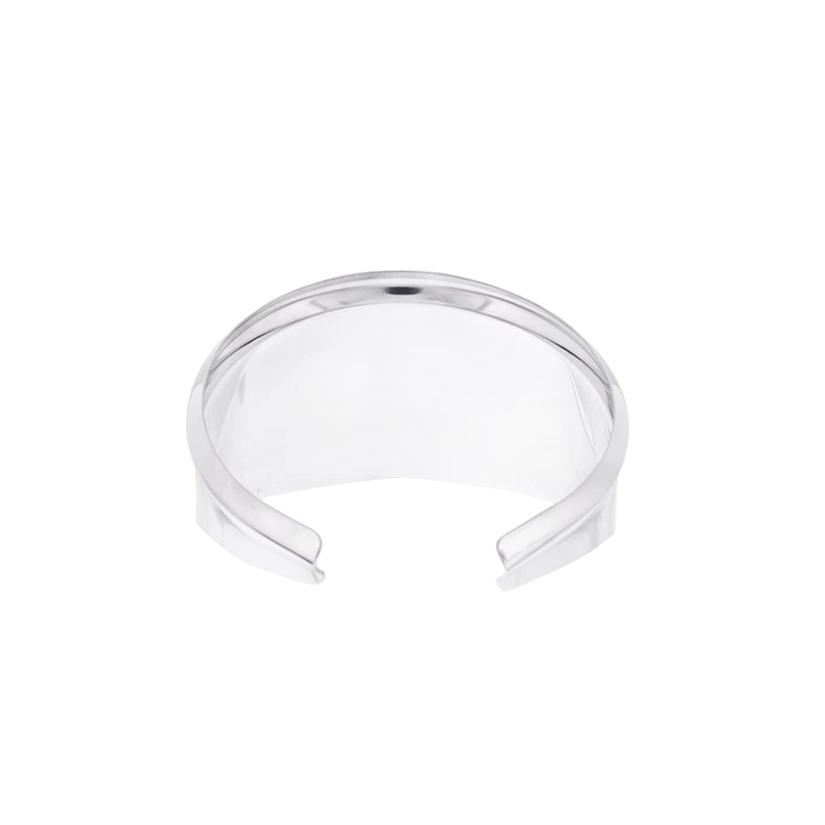 United Pacific C5002 4-inch Round Stainless-Steel Peep Mirror Visor, Highly Polished, Easy Installation, Fits 4-inch Peep Mirror