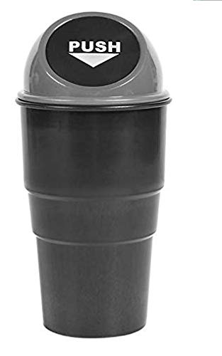 Semaphore Plastic Mini Dustbin Bin Trash Holder Can Grey for Hyundai Sonata