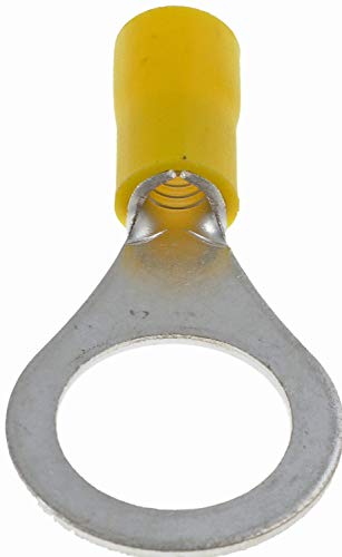 Dorman 85518: 12-10 Gauge Ring Terminal, 1/2 In, Yellow