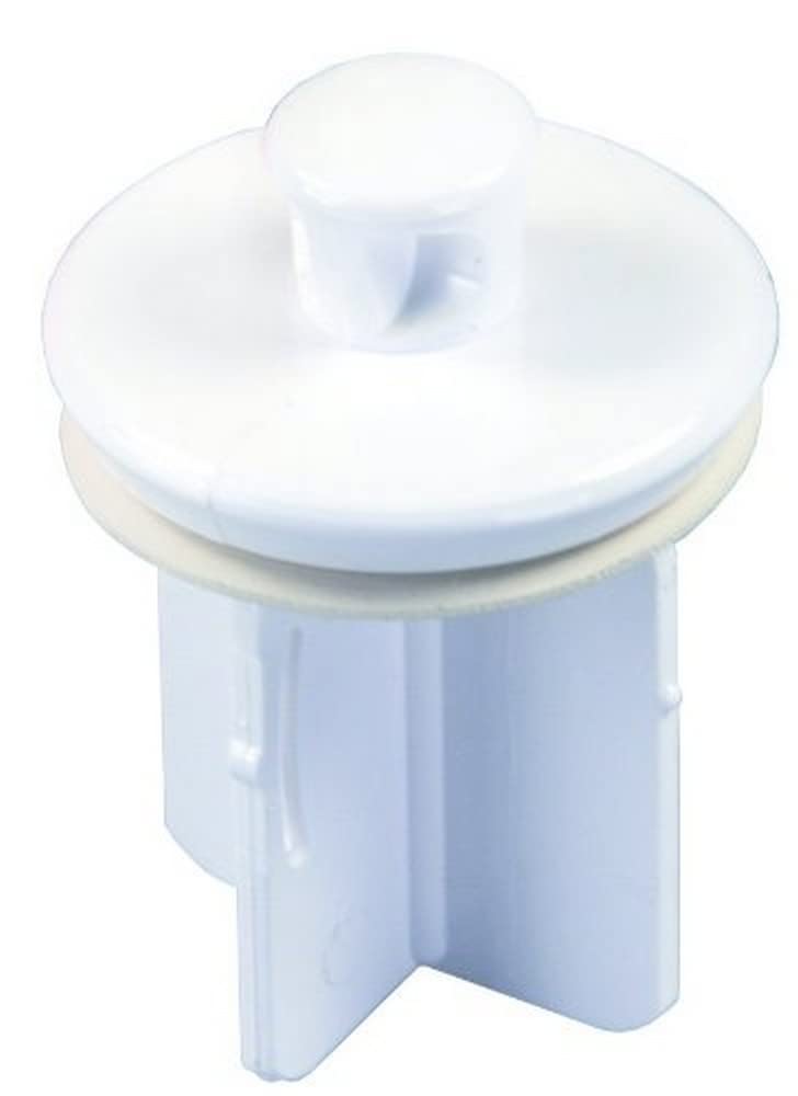 Jr Products 95205 Four-Stem Pop-Up Stopper - White