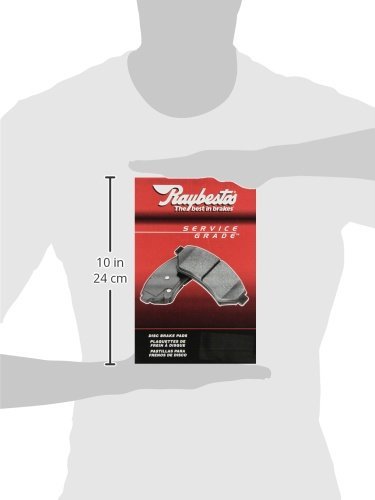 Raybestos Sgd1053M Service Grade Semi-Metallic Disc Brake Pad Set