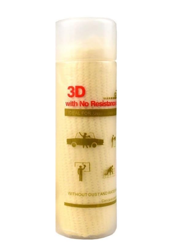 3D Chamois Synthetic Drying Towel, Lint Free, Scratch Free, Fast Drying, for Cars, Trucks, Motorcycles, 43x32 cm