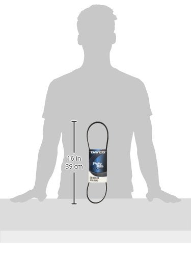 Dayco 5040333 Serpentine Belt , Black