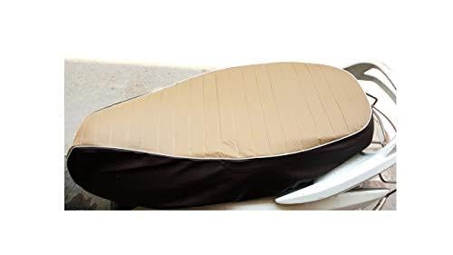 Guance? Scooty Seat Cover with Heavy Cushion Beige for Vespa UC 125