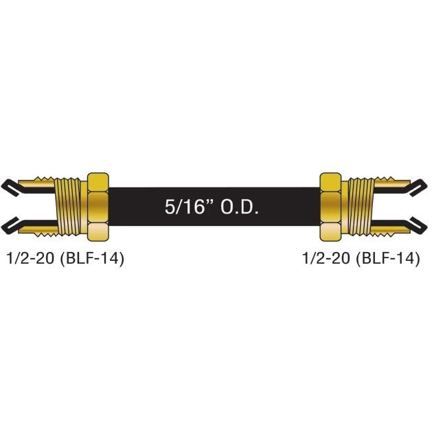 Ags Pa572 Steel Brake Line Kit
