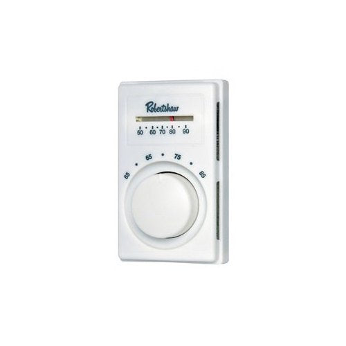 Line Voltage Thermostat, Heat Only, White
