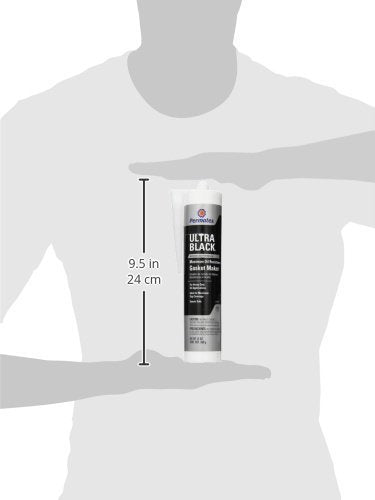 Permatex 24105-12Pk Ultra Black Maximum Oil Resistance Rtv Silicone Gasket Maker, 13 Oz. (Pack Of 12)