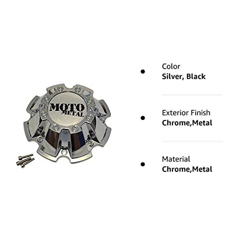 M793Chrome Moto Metal Mo962 Wheel Replacement Chrome Center Cap