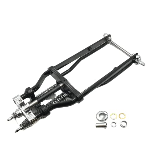 Hongk- 20' 2' Under Stock Black Narrow Springer Front End Kit Compatible With Harley Chopper Bobber [B07M8Pd63C]