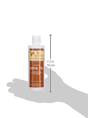 Bee Natural Mink Oil Clear, 8 Oz