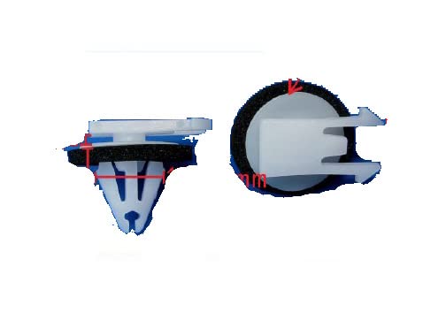 Autobahn88 Retainer Clip For Taillight,Sill Panel,Rocker Panel, Compatible With Gm (Oem: 11611375) (Pack Of 20)