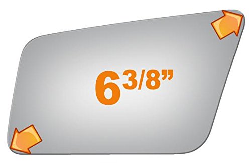 Burco 2410 Driver Side Replacement Mirror Glass For 1979-1986 Ford Mustang, 1979-1986 Mercury Capri