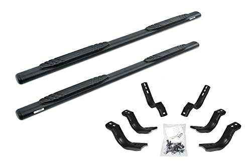 Go Rhino 4 Oe Xtreme Sidesteps Kit - Textured Black + 4 Brackets Per Side (Gas O