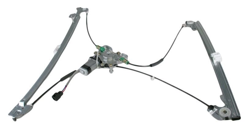 Trq Front Left Power Window Regulator & Motor Assembly Power Driver Side Compatible With 1996-2000 Chrysler Town & Country 2000