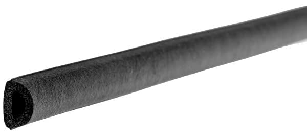 Duck Brand # 287901 Auto & Marine Rubber Weatherseal - Black.31 in. x .38 in. x 17 ft.