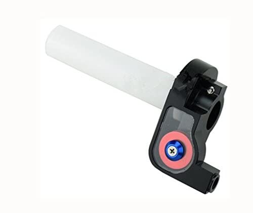 Universal 22Mm 7/8' Twist Throttle Handle Grip + Cable For Cross-Country Motorcycle 250 Dirt Pit Motor Bike Motorcycle Crf70 Ttr Klx110 Ssr Thumpstar Ycf(Red)