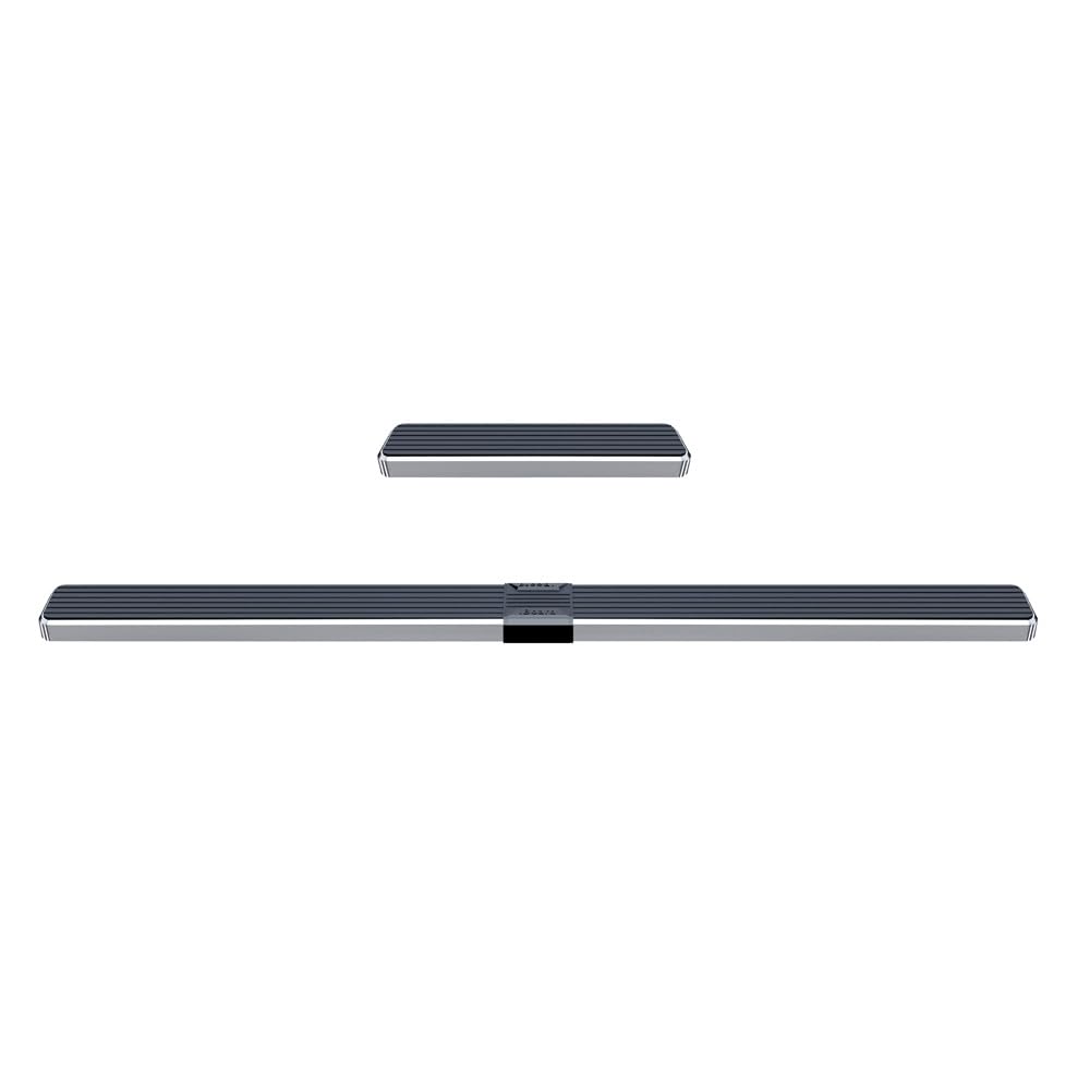 APS 304 Stainless Steel Polished 5in Silver Running Boards Compatible with Ford Transit 2015-2025 Full Size Van 3-Door (Exclude 