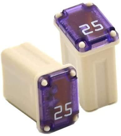 10 Pack Micro Cartridge Fuses 25 Amp Micro Fuse Fmm Mcase Micro Female Fuses