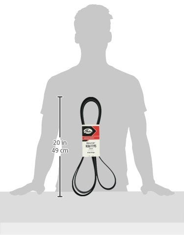Gates K061195 Micro-V Serpentine Drive Belt