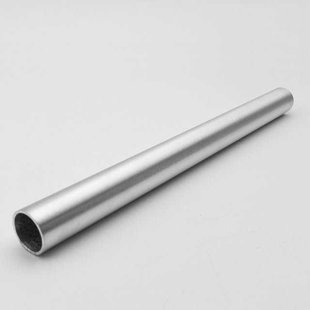 Ac Performance 1.5'' (38Mm) Od Straight Aluminum Intercooler Pipe Air Intake Tube, Brushed Finish