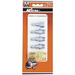 MILTON INDUSTRIES COUPLER KIT 1/4_NPT M-STYLE
