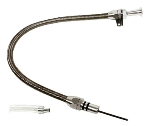 Compatible/Replacement for Chevy/GM Powerglide Flexible Transmission Dipstick - Firewall Mount