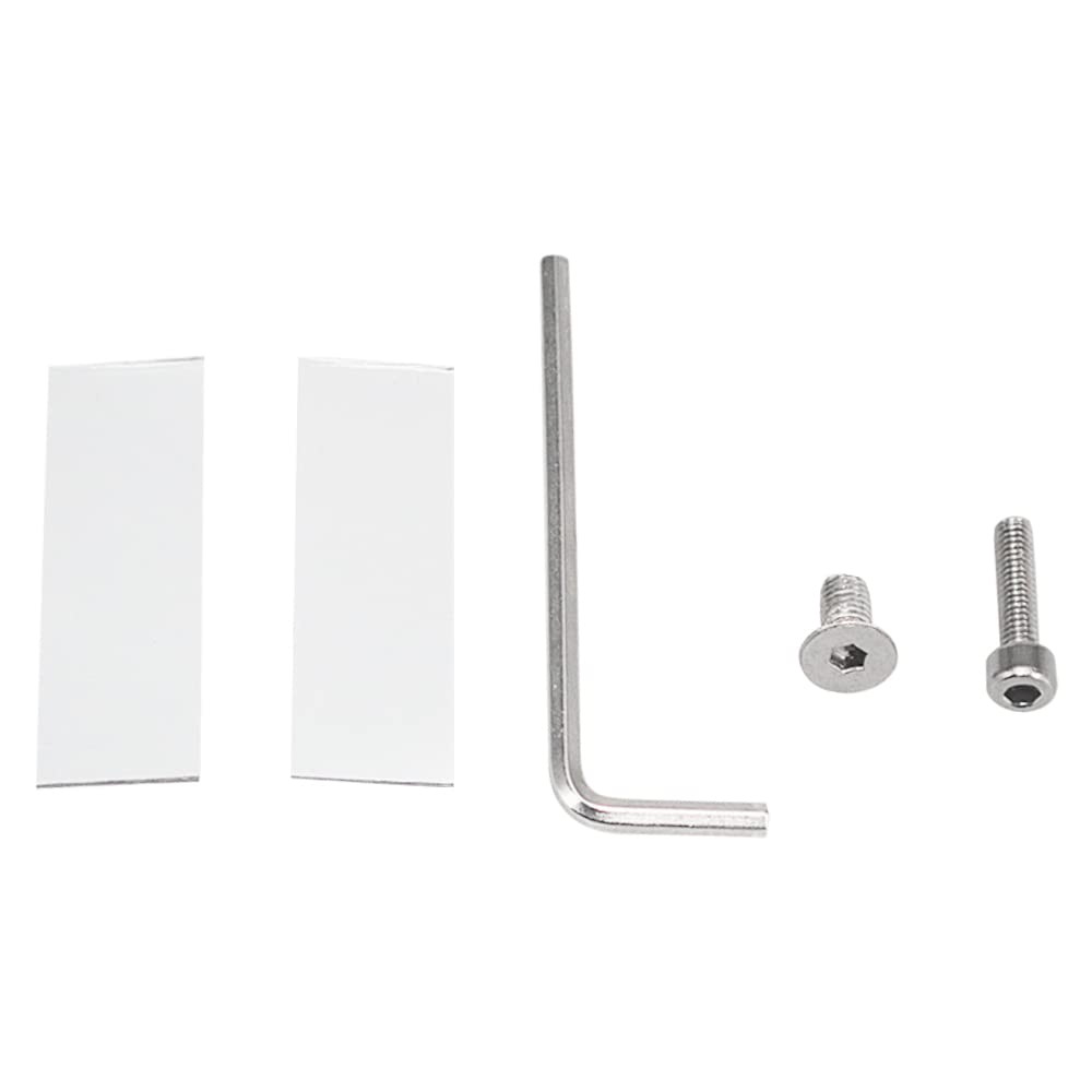 WOWTK Handlebar Mount Clamp for 32mm Bars, Chrome Aluminum/Steel, Model 727277302049, Fits Harley Touring, Road King, Dyna, Sportster
