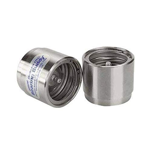 Bearing Buddy (2) 1.980'' Stainless Steel With Protective Bra & Blue Auto Check Feature For Boat Trailer Wheel Center Caps 1980A