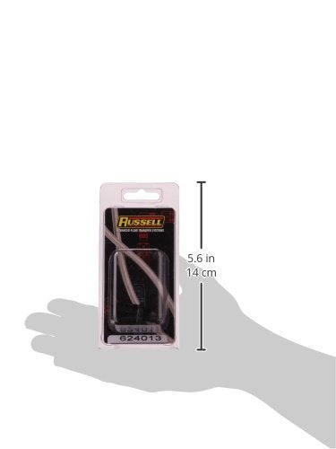 Edelbrock 624013 Hose End Twist Lok Straight -6 Blk Anodized