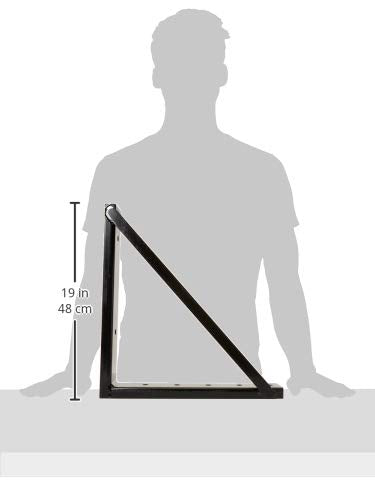 Buyers Products 1701006 Formed Welded Black Steel Mounting Brackets For Underbody Truck Tool Box, Set Of 2, 18 X 24, Corrosion Resistant With Universal Hole Pattern For Quick And Easy Mounting