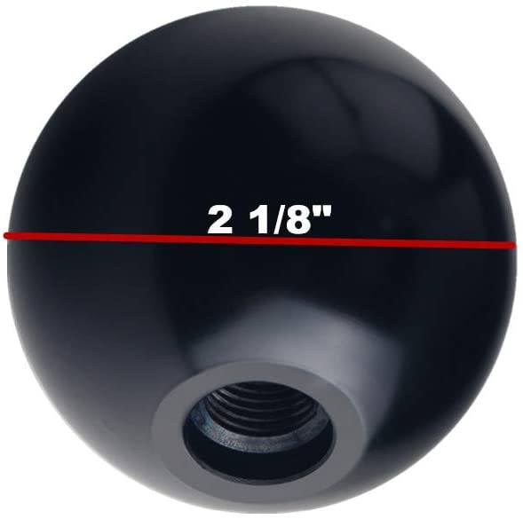 Dewhel 4 Speed Reverse Down Left Shift Knob Weighted Aluminum 3/8-16