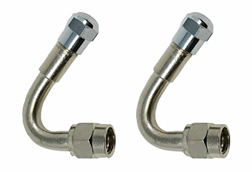 Tireminder 135 Degree Angled Valve Extender, 2 Pack