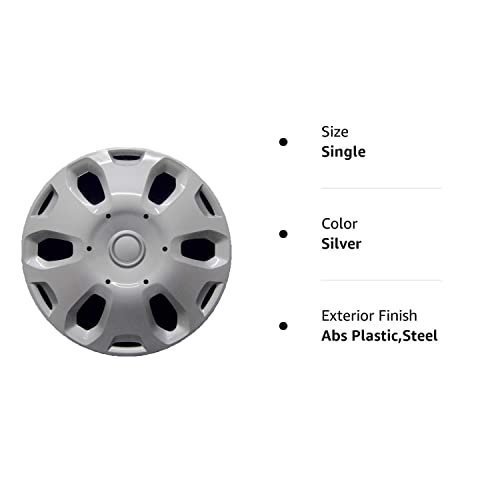 Premium Replica Hubcap | Fits Transit Connect 2010-2013 | 15-Inch Replacement Wheel Cover (1-Piece)