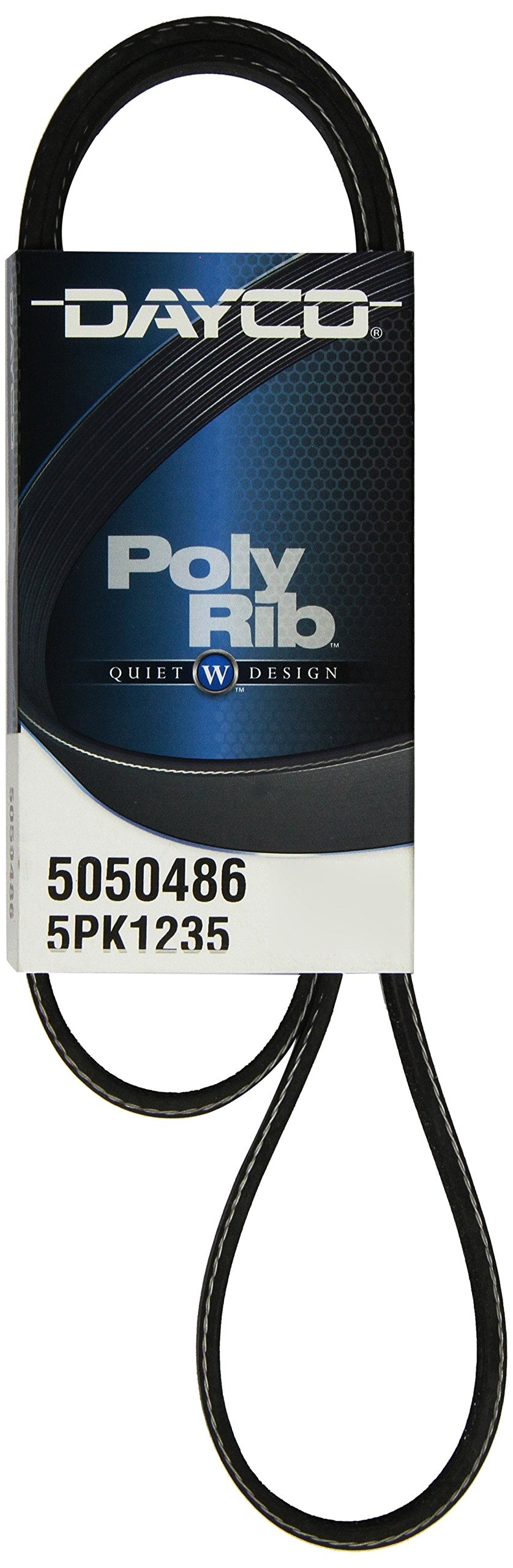 Dayco 5050486 Serpentine Belt , Black